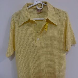 Vintage Mesh Collard Shirt